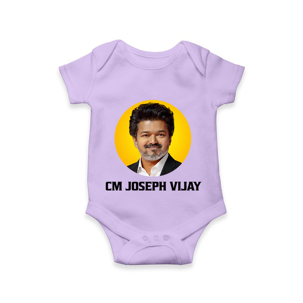 CM Joseph Vijay Infant Romper  - LILAC - New Born (Chest 14")