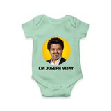 CM Joseph Vijay Infant Romper  - MINT GREEN - New Born (Chest 14")