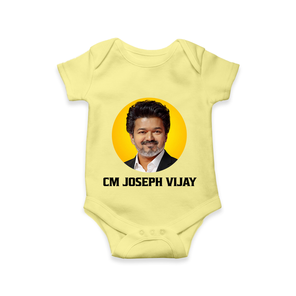 CM Joseph Vijay Infant Romper  - PASTEL YELLOW - New Born (Chest 14")