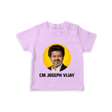 CM Joseph Vijay kids Tshirt - LILAC - 0-5 Months Old (Chest 17")