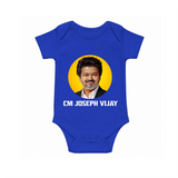 CM Joseph Vijay Infant Romper  - COBALT BLUE - New Born (Chest 14")