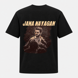 Jana Nayagan Fan Edition Premium Back Side Print T-Shirt