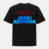Jana Nayagan Fan Edition Premium Typography Backside Print T-Shirt