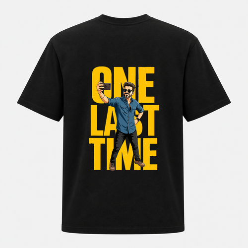 Jananayagan One Last Time Premium Backside Adult T-Shirt