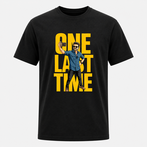 Jananayagan One Last Time Premium Frontside Adult T-Shirt