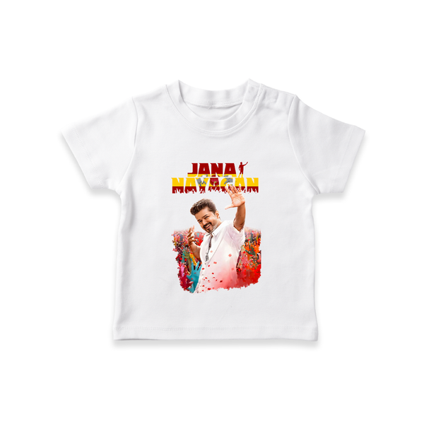 Jananayagan Celebration Portrait T shirt - WHITE - 0-5 Months Old (Chest 17")