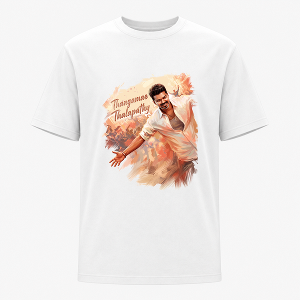 Thangamae Thalapathy Premium Frontside Adult T-Shirt