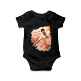 Thangamae Thalapathy Artistic Baby Romper - BLACK - New Born (Chest 14")