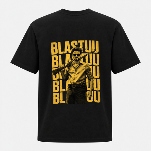 Thalapathy Blastuu Premium Backside Adult T-Shirt