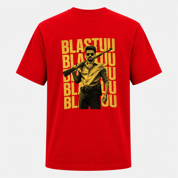 Thalapathy Blastuu Premium Backside Adult T-Shirt