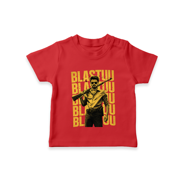 Blastuu Mass Edition T shirt - RED - 0-5 Months Old (Chest 17")