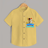 "I Love T20 Cricket" Personalized Kids Shirt - YELLOW - 0 - 6 Months Old (Chest 21")