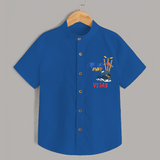 "Cricket Fever" Personalized Kids Shirt - COBALT BLUE - 0 - 6 Months Old (Chest 21")