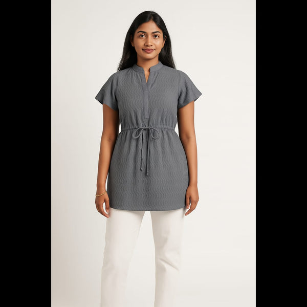 Ashen Grace Tunic Top