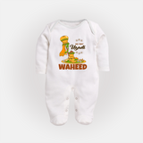 “My First Ugadi Baby Fullbody Suit (Custom Name)” - WHITE - New Born (Chest 7.5")