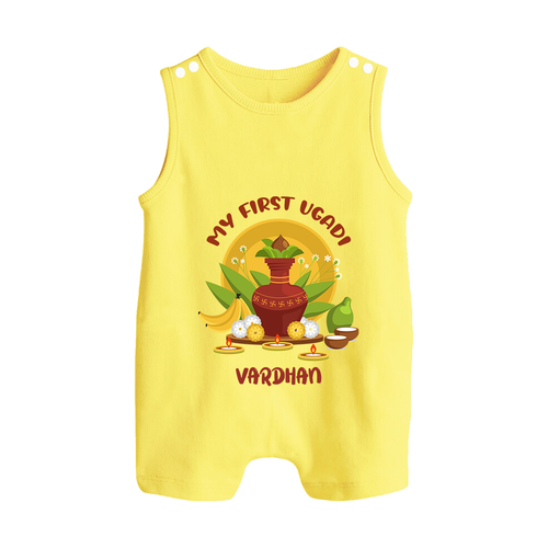 My First Ugadi Ð A Sweet Start With Our Customized Romper Suit For Babies With Name