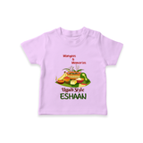 Mangoes & Memories Ugadi   T-shirt – Personalized - LILAC - 0-5 Months Old (Chest 17")