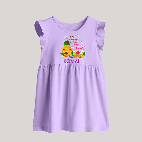Let the Celebrations Begin – Happy Ugadi   BabyFrock - LILAC - 0 - 3 Months Old (Chest 17")