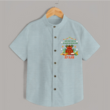 As Sweet as Puran Poli – Personalized Ugadi   Shirt - ARCTIC BLUE - 0 - 6 Months Old (Chest 23")