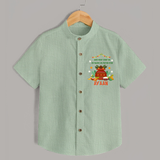 As Sweet as Puran Poli – Personalized Ugadi   Shirt - MINT GREEN - 0 - 6 Months Old (Chest 23")