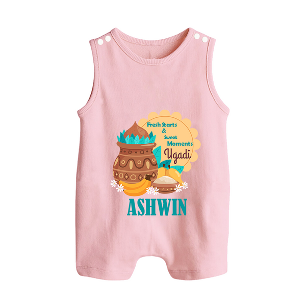 Fresh Starts & Sweet Moments Ugadi Romper Suit - BABY PINK - 0 - 5 Months Old (Chest 18")
