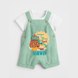 Fresh Starts & Sweet Moments Ugadi Dungaree - MINT GREEN - 0 - 5 Months Old (Chest 18")