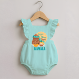 Fresh Starts & Sweet Moments Ugadi RomperFrock - MINT GREEN - 0 - 3 Months Old (Chest 19")