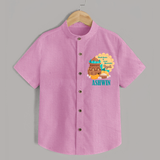 Fresh Starts & Sweet Moments Ugadi Shirt - BABY PINK - 0 - 6 Months Old (Chest 23")