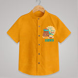 Fresh Starts & Sweet Moments Ugadi Shirt - CHROME YELLOW - 0 - 6 Months Old (Chest 23")