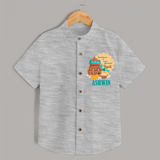 Fresh Starts & Sweet Moments Ugadi Shirt - GREY - 0 - 6 Months Old (Chest 23")