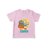 Fresh Starts & Sweet Moments Ugadi T-shirt - BABY PINK - 0-5 Months Old (Chest 17")