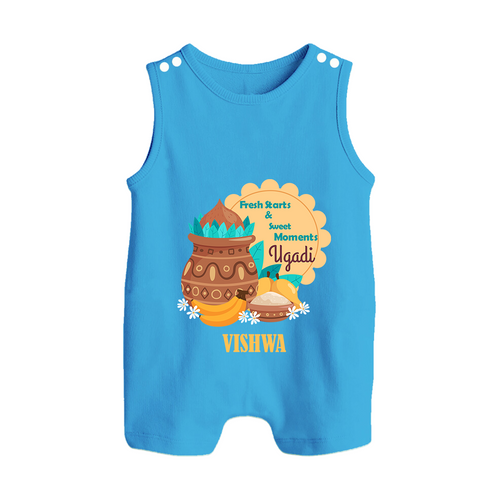 Fresh Starts & Sweet Moments - Happy Ugadi Themed Customized Romper Suit For Babies With Name