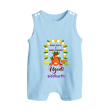 Fresh Starts & Sweet Moments Ugadi Baby Romper Suit - BABY BLUE - 0 - 5 Months Old (Chest 18")