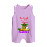 I’m Ugadi Ready – Bring on the Sweets Baby Romper Suit - LILAC - 0 - 5 Months Old (Chest 18")