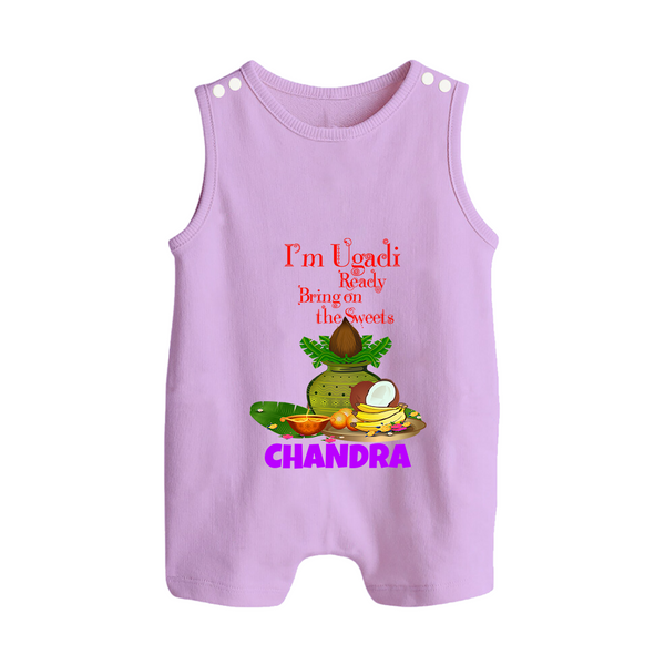 I’m Ugadi Ready – Bring on the Sweets Baby Romper Suit - LILAC - 0 - 5 Months Old (Chest 18")
