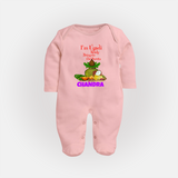 I’m Ugadi Ready – Bring on the Sweets Baby Fullbody Suit - BABY PINK - New Born (Chest 7.5")