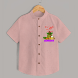 I’m Ugadi Ready – Bring on the Sweets   Shirt - PEACH - 0 - 6 Months Old (Chest 23")