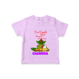 I’m Ugadi Ready – Bring on the Sweets   T-shirt - LILAC - 0-5 Months Old (Chest 17")