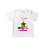 I’m Ugadi Ready – Bring on the Sweets   T-shirt - WHITE - 0-5 Months Old (Chest 17")