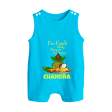 I’m Ugadi Ready – Bring on the Sweets Baby Romper Suit - SKY BLUE - 0 - 5 Months Old (Chest 18")