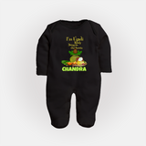I’m Ugadi Ready – Bring on the Sweets Baby Fullbody Suit - BLACK - New Born (Chest 7.5")