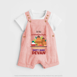 Let the Celebrations Begin – Ugadi   Dungaree - PEACH - 0 - 5 Months Old (Chest 18")