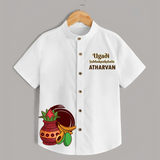 Happy Ugadi Personalized Kids Shirt | Custom Name Print