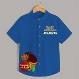 Happy Ugadi Personalized Kids Shirt | Custom Name Print