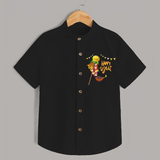 Happy Ugadi Celebrate With Love And Laughter With Our Customized Shirt For Adults - BLACK - S (Chest 20")