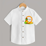 Happy Ugadi A Festival Of Happiness With Our Customized Shirt For Adults - WHITE - S (Chest 20")