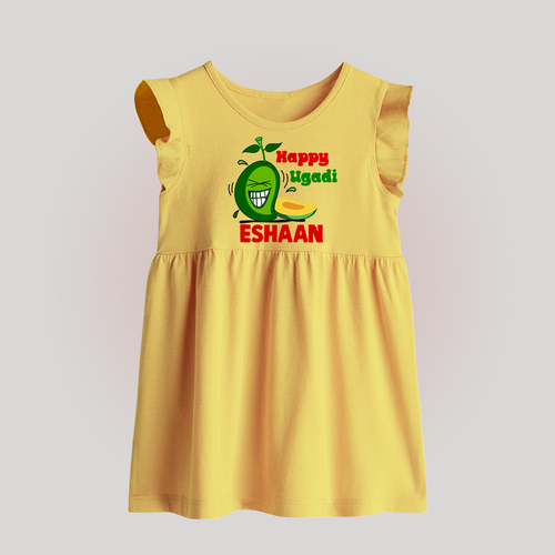 Happy Ugadi Fun Mango Kids Baby Frock