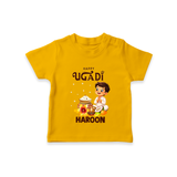 Happy Ugadi Cartoon Boy Theme Kids T-Shirt