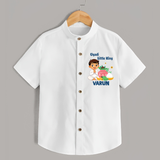 Ugadi Little King Personalized Kids Shirt - WHITE - 0 - 6 Months Old (Chest 23")