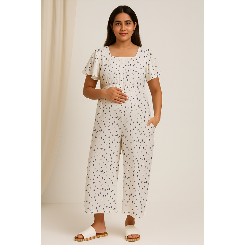 Misty Dots Cotton Maternity Collection